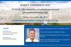Robert Timmerman - save the date info Robert Timmerman - save the date info